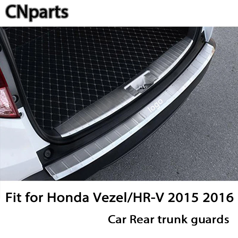 

Auto Parts For Honda Vezel HR-V 2015 2016 Auto Car Rear Trunk Door Bumper Anti Scratch Strips Accessories