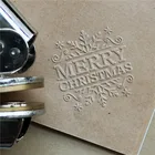 Печатные уплотнения с логотипом на заказ, печатные уплотнения на заказ, Рождественский дизайн, штамп с персонализированными буквамиконверт для приглашений на заказ