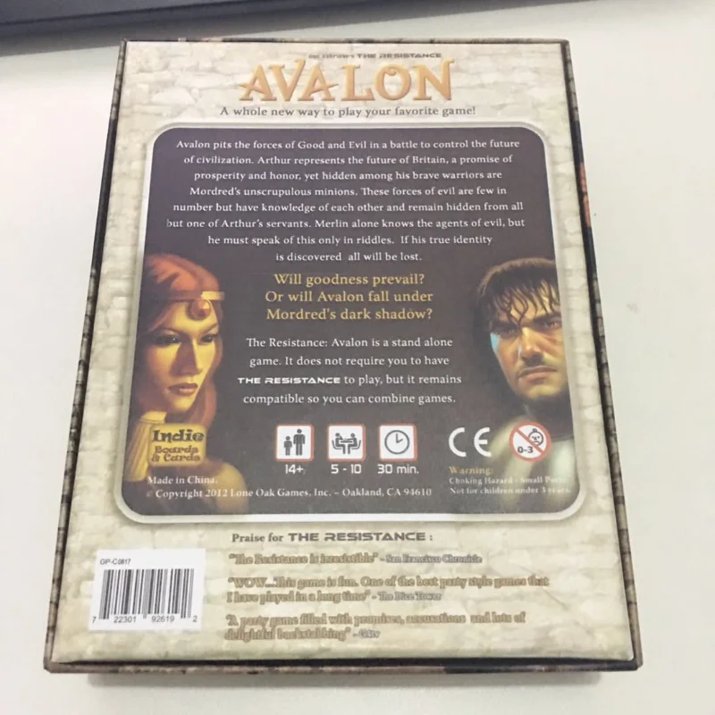 

Avalon Coup Logic Strategy Family Interactive Full English Board Game Party Card Game Adult Games Toys