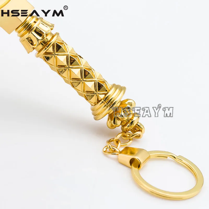 8X Presbyopia Magnifier All-gold Plated Brass Gift 60mm Jewelry Reading Loupe Handheld Keychain Magnifying Glass Megaloscope | Инструменты