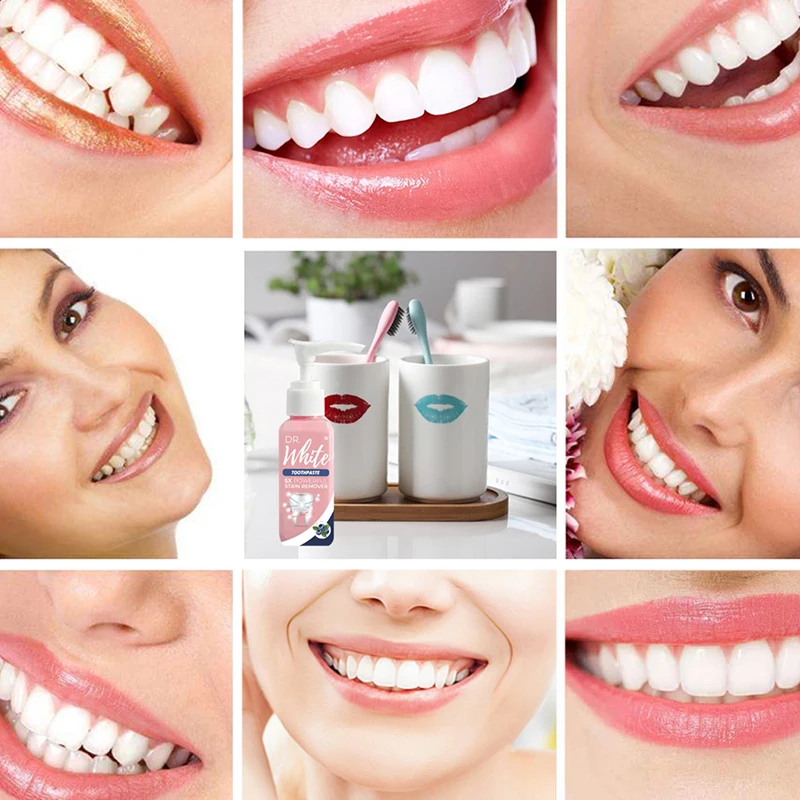 

Intensive Stain Removal Whitening Toothpaste Taste Blueberry Fruity Fluoride-FreeFresh Breath Toothpaste