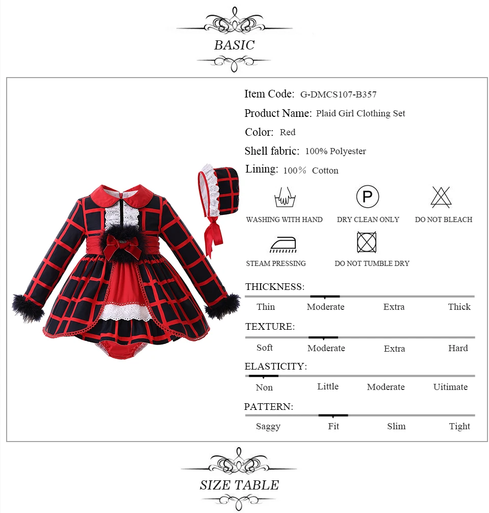 Cutestyle/осенний комплект одежды с отложным воротником для маленьких девочек, детские костюмы из искусственного меха в красную клетку топ с бантом+ красные штаны из полипропилена EG-DMCS107-B357