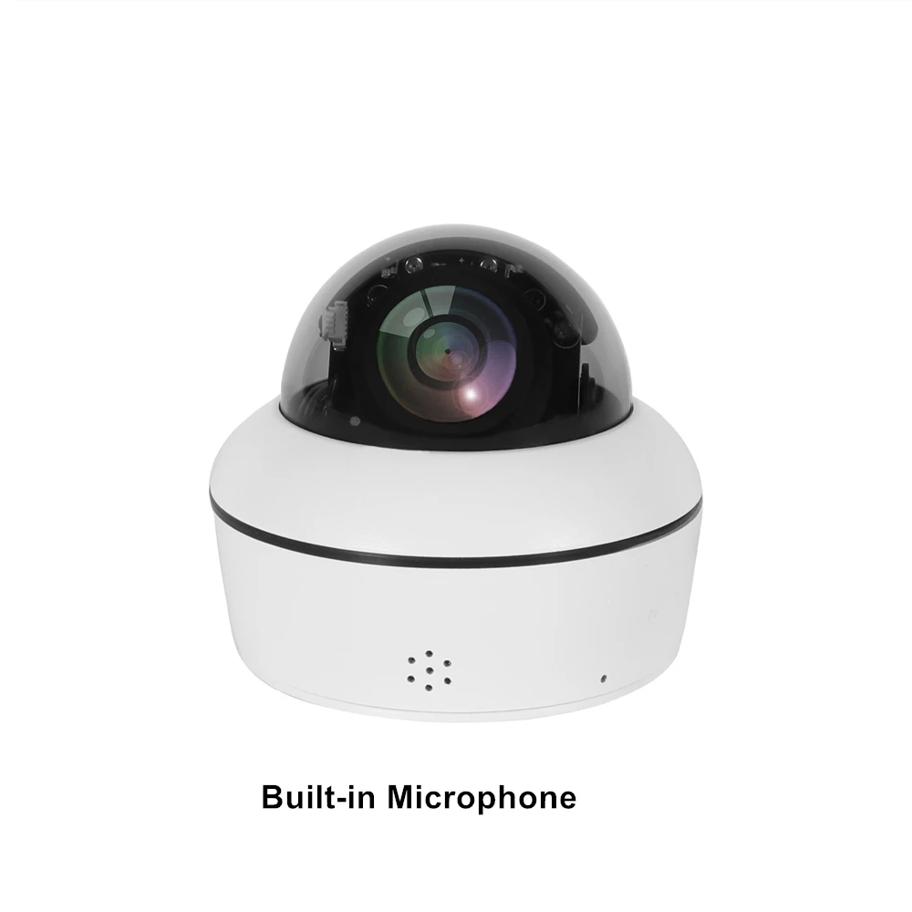 

5MP IP PTZ Mini Dome Camera ONVIF Infrared Two Way Audio 2MP Home Security 1080P IP Surveillance CCTV Camera 30M Night Vision