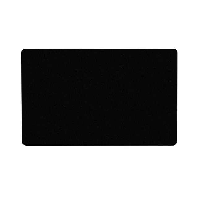 Черный Wholesale 100Pcs Name Plate Alumium Card Dog ID Tag Laser Engraved Metal Business Visiting Name Cards Blank Tags Black Silver - Цвет: Черный
