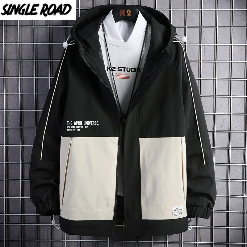 Куртка мужская в стиле хип хоп оверсайз на осень|Мужские куртки| |