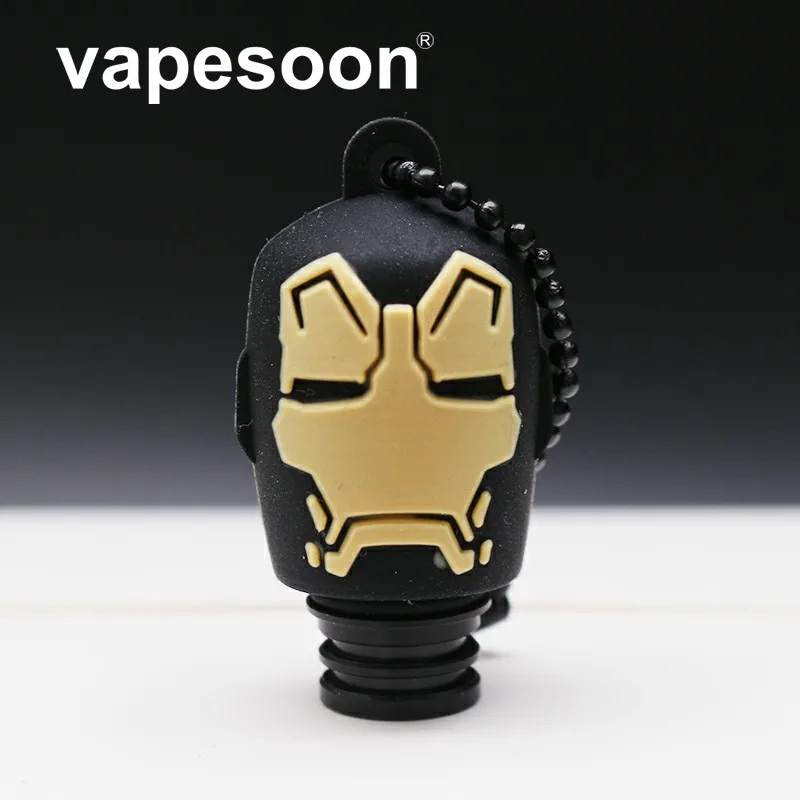 

5pcs VapeSoon 510 Cartoon Resin Drip Tip For 510 Thread Atomizer Such As MELO 3 MINI IJUST S TFV8 Baby Tank Atomizer