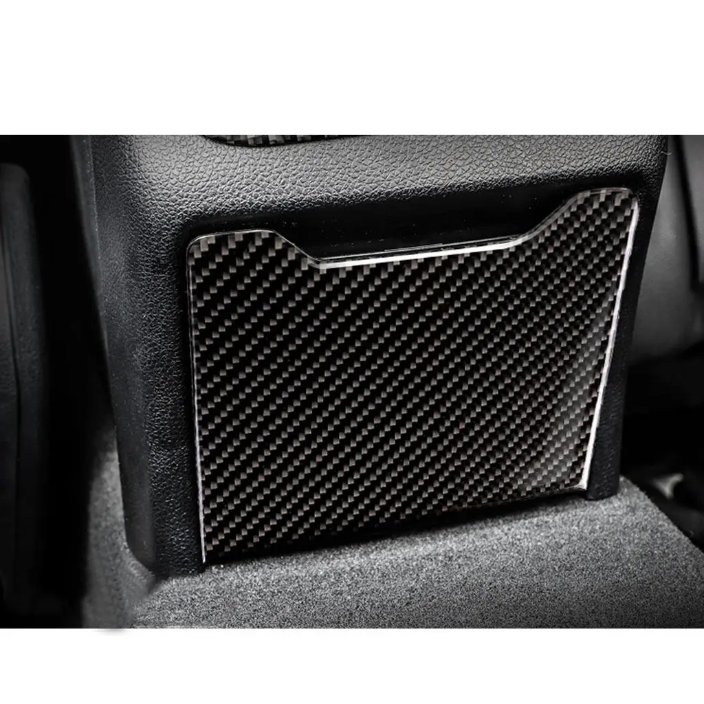 

Rear Armrest Storage Box Panel Cover Trim Sticker for Mercedes W205