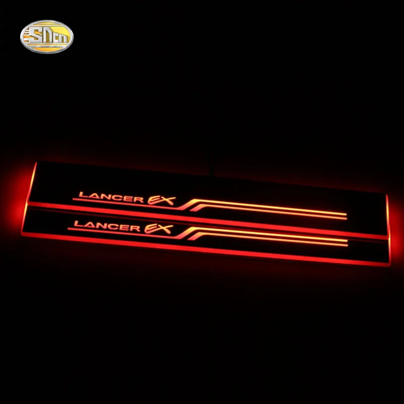 Светодиодная подвижная педаль SNCN для Mitsubishi Lancer EX 2009-2015 автомобильный акриловый
