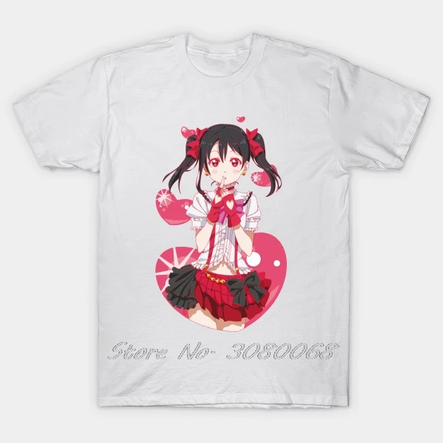 Мужская футболка Love Live Yazawa Nico женская мужские хлопковые футболки Harajuku | одежда