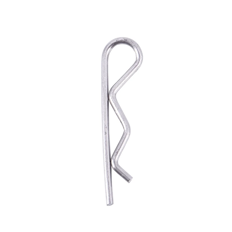 50pcs 1.5mmx35mm Stainless Steel R Shaped Cotter Clip Pin Silver | Обустройство дома