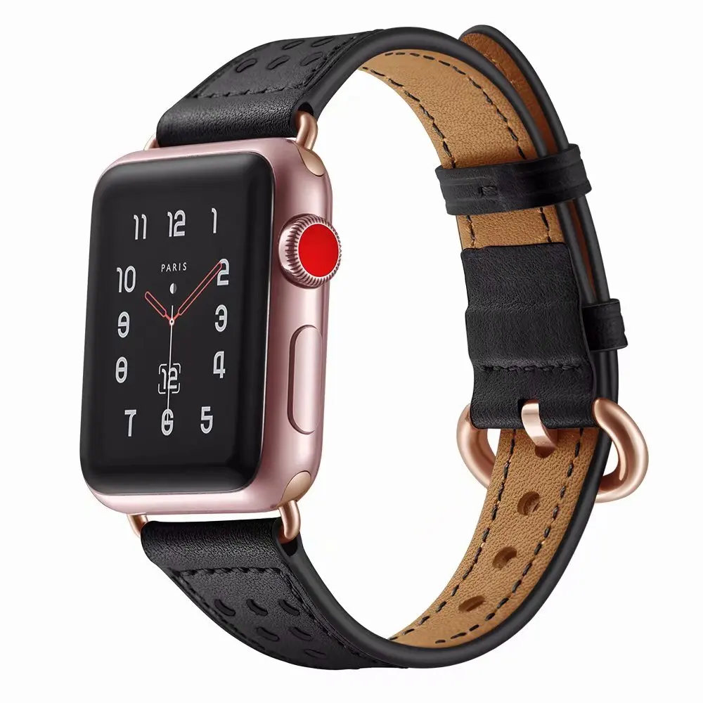 Кожаный силиконовый ремешок для наручных часов Apple watch, 38 мм, ремешок для наручных часов iwatch серии 4/3/2/1 42 мм 40 мм 44 наручный ремень распродажа новинок series 5