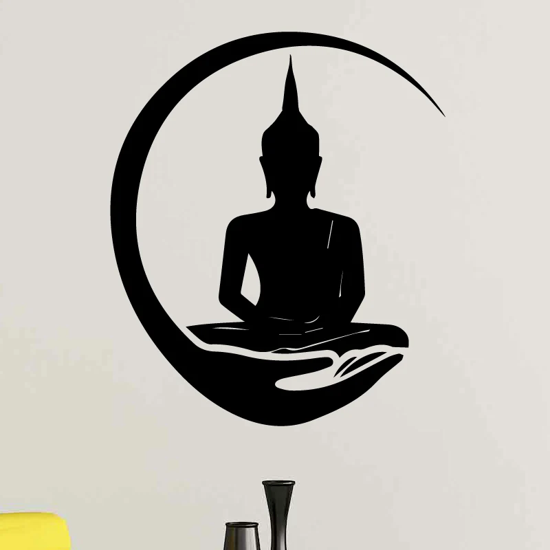 Настенная Наклейка AiyoAiyo Shakya Muni Buddha Виниловая наклейка для гостиной наклейки на