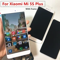 5 7 inch for xiaomi mi 5s plus lcd display and touch screen assembly with frame for xiaomi mi5s plus 2016070 lcd