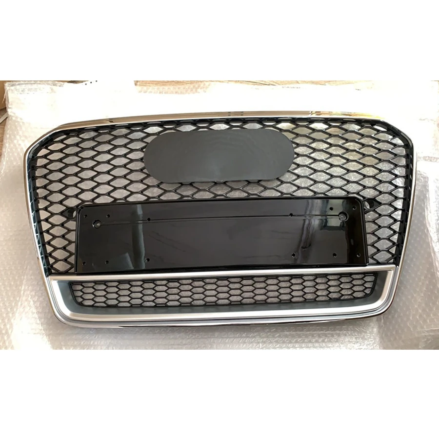 Гриль решетка RS5 Style для Audi A5 S5 2012 2013 2014 2015 2016 хромированное кольцо с