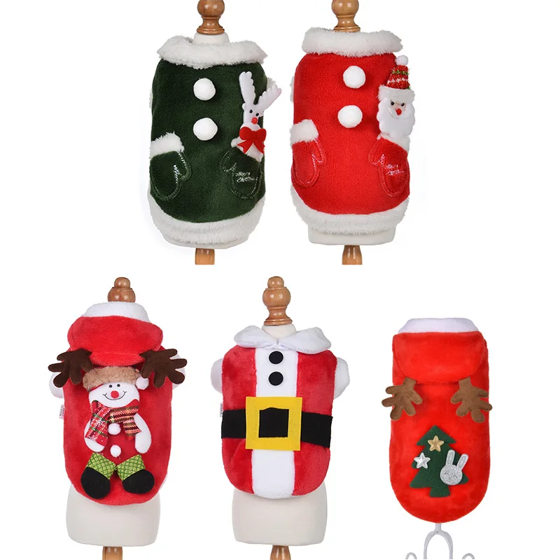 

Pet clothes winter clothes festive clothes Halloween Christmas Dog Clothes elk Christmas clothes pet clothes