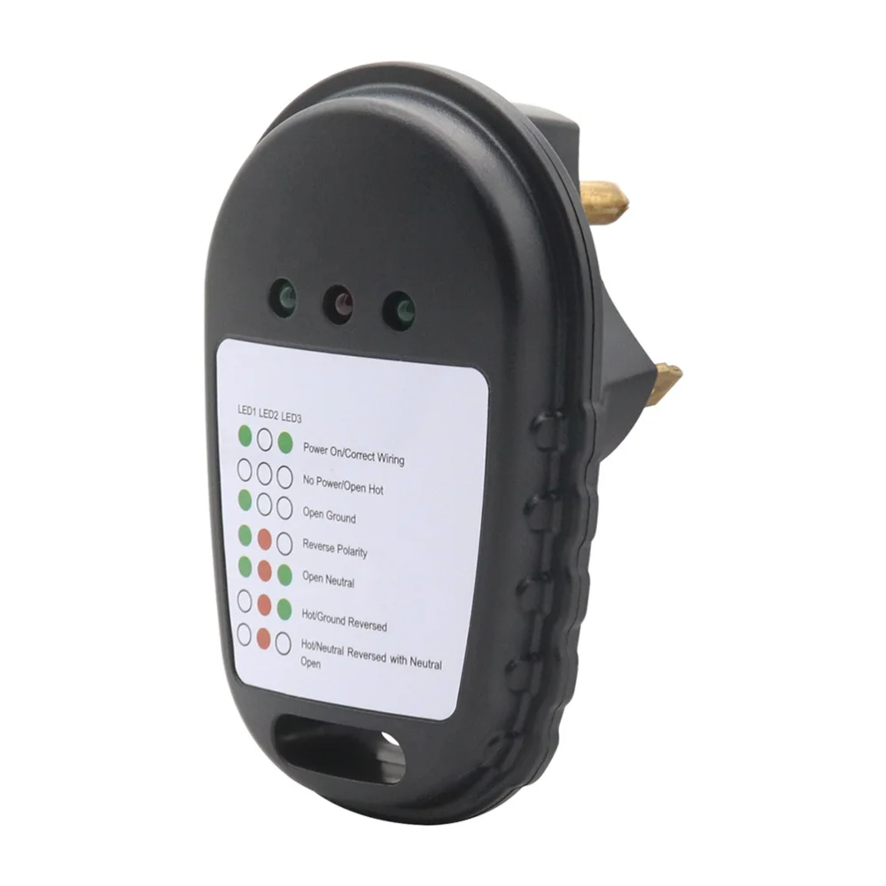 

30 А/125 В, тестер силовой установки RV, тестер схемы в виде штепсельной вилки для дорожного прицепа