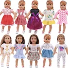 Одежда для кукол новорожденных Одежда для новорожденных Платья и брюки костюм для 18 дюймов и 43 см аксессуары для девочек игрушка Подарки