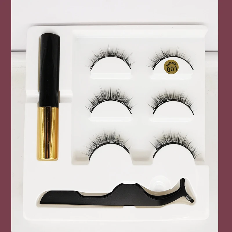 Магнитные 3D толстые норковые ресницы yiвосемь век магнит для макияжа накладные