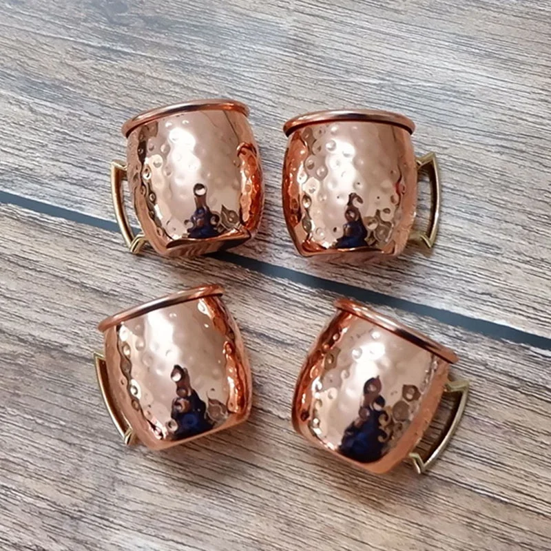 Мини-кружка из нержавеющей стали с 2 унциями в Москву мини-кружки Медная кружка