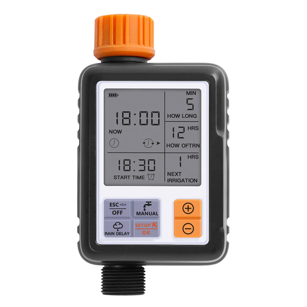 Автоматический электронный таймер воды с ЖК экраном контроллер спринклера для