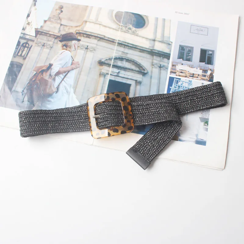 Новинка винтажная вязаная Вощеная Веревка деревянная бусина поясная веревка