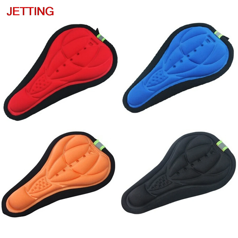 1Pcs  Cycling Bike Bicycle 3D Silicone Gel Pad Saddle Seat M