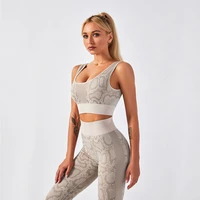 soisou new seamless womens tracksuit sportswear high waist trouser suits tight yoga set female clothing breathable womens suit