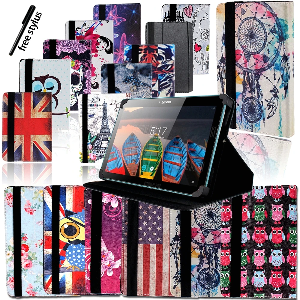 Ударопрочный складной кожаный чехол-подставка для планшета 10 дюймов Lenovo