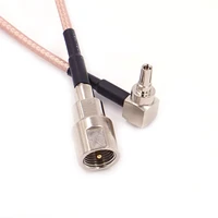 rg316 fme male plug to crc9 plug angle male connector splitter