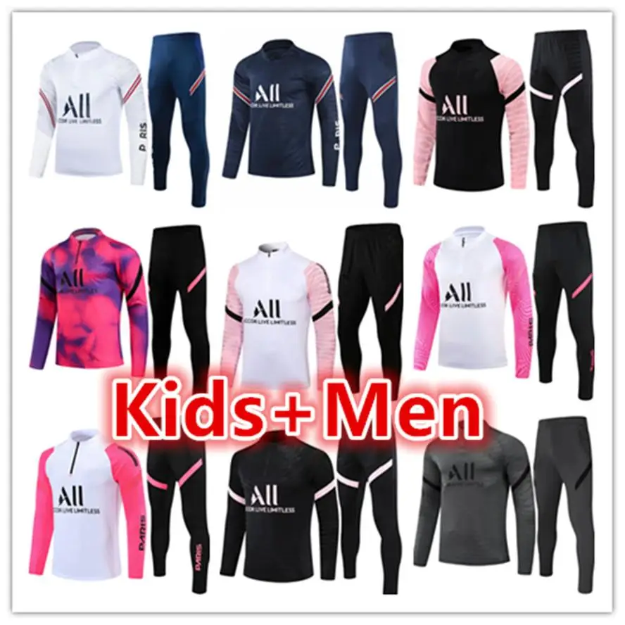 

21/22 Training suit pSg men kids 21 22 football tracksuit