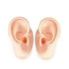 1 пара силиконовых ушей, дисплей для слуховых аппаратов, демонстрация IEM (1 левое ухо + 1 правое ухо)