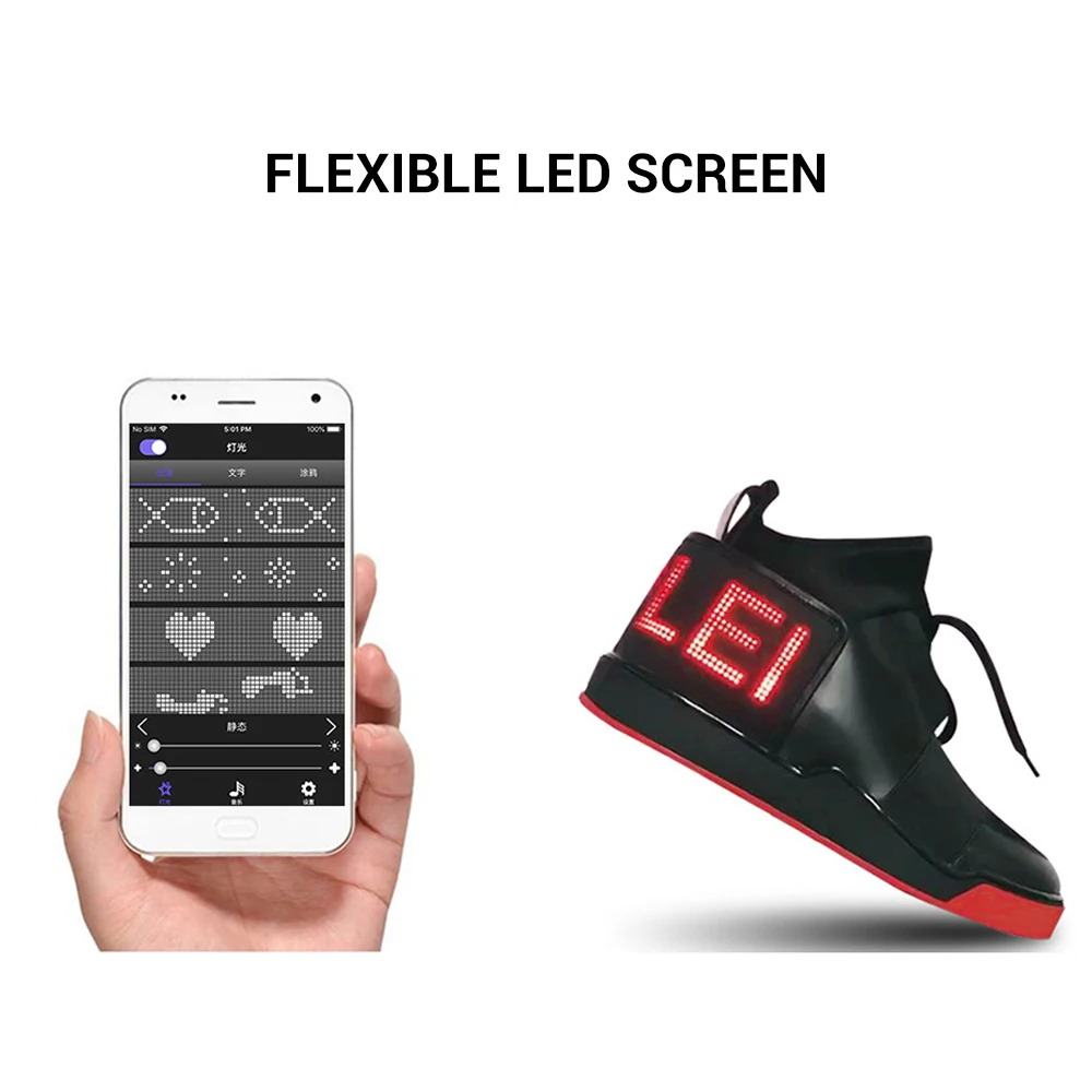 Мобильный телефон Поддержка приложение светодиодный головной убор светящиеся