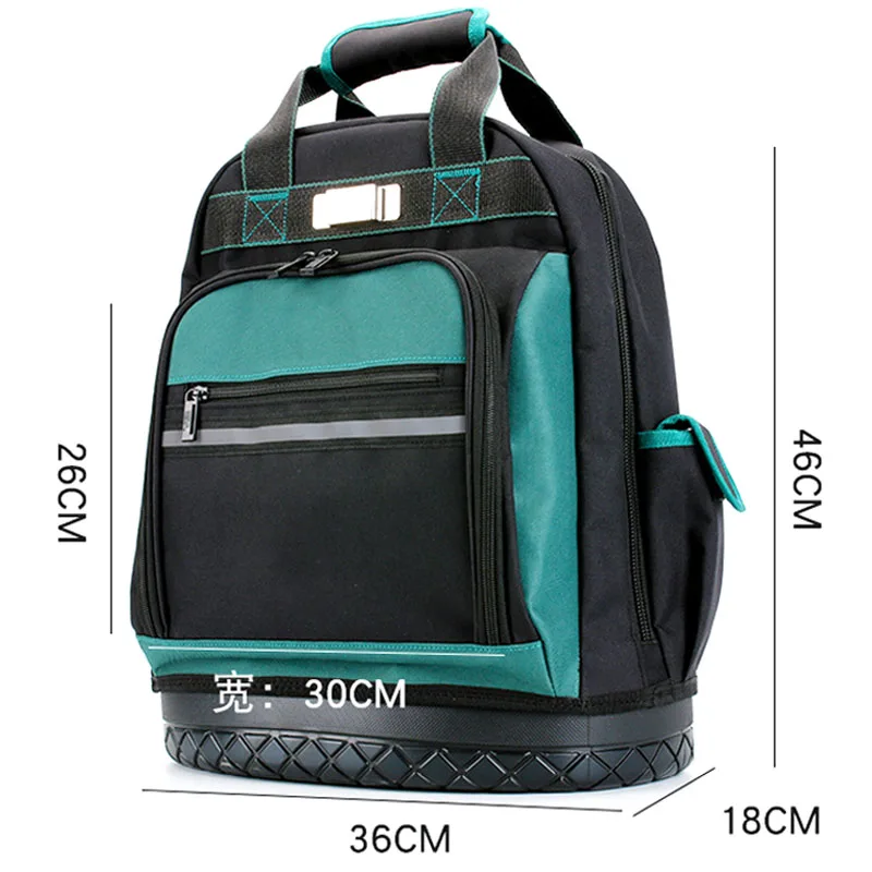

Maintenance Tools Backpack Multifunctional Canvas Wear-Resistant Large Capacity Portable Installation Electrician's Toolkit