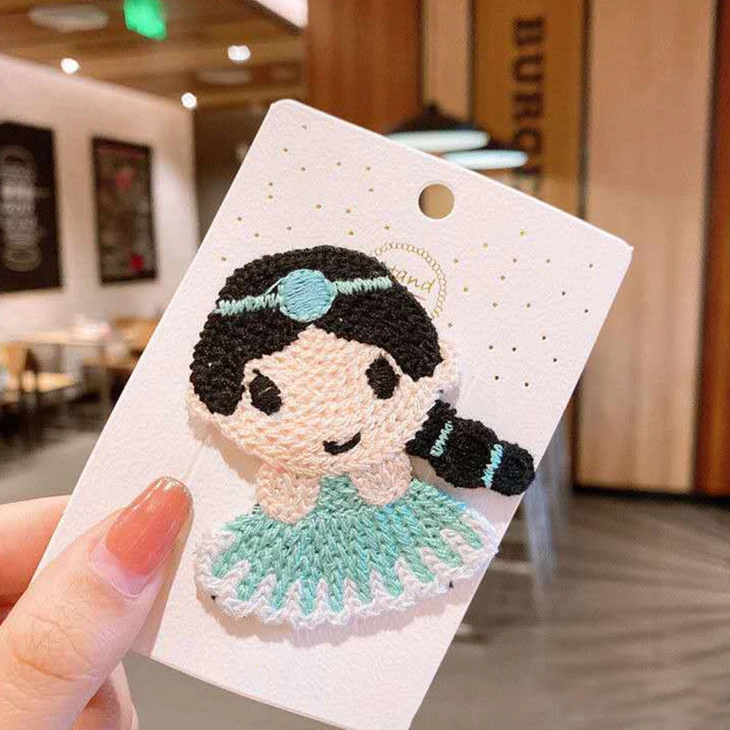 

Children'S Wool Princess Hairpin Baby Cute Sweet Knitting Back Head Clip