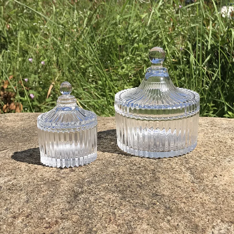 Цветочный ароматизированный подсвечник маленькая юрта с крышкой стеклянная