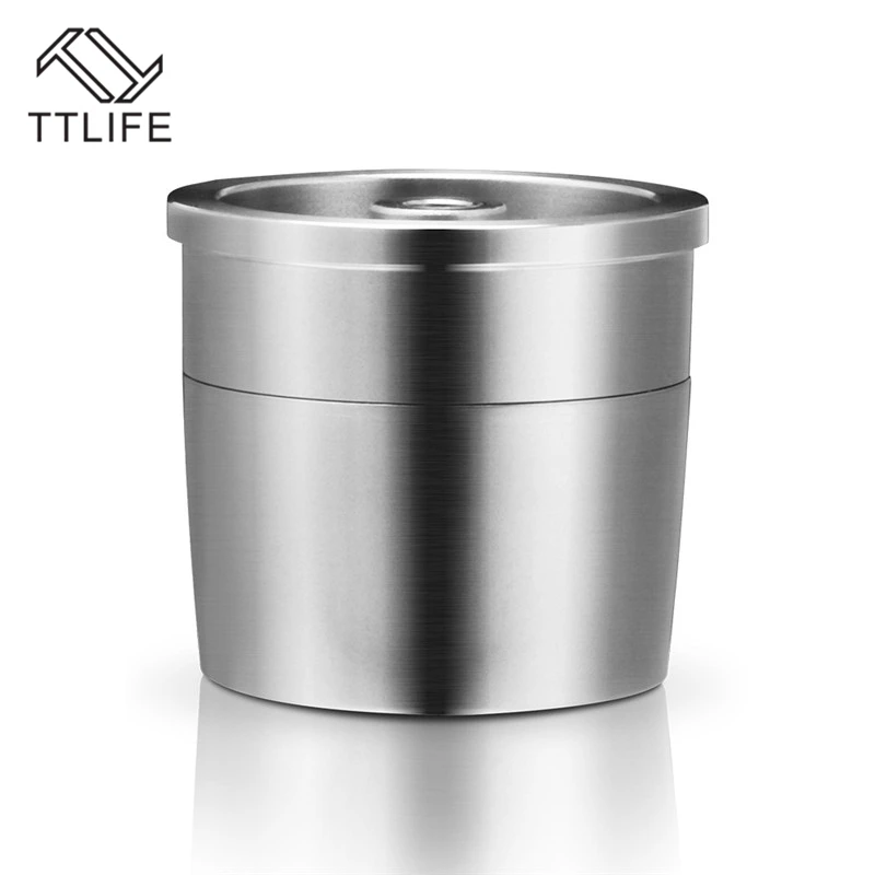 TTLIFE Stainless Steel Italian Concentrated Coffee Filters Compatible With Illy Machine Capsule Recirculating Cafe Filter | Дом и сад