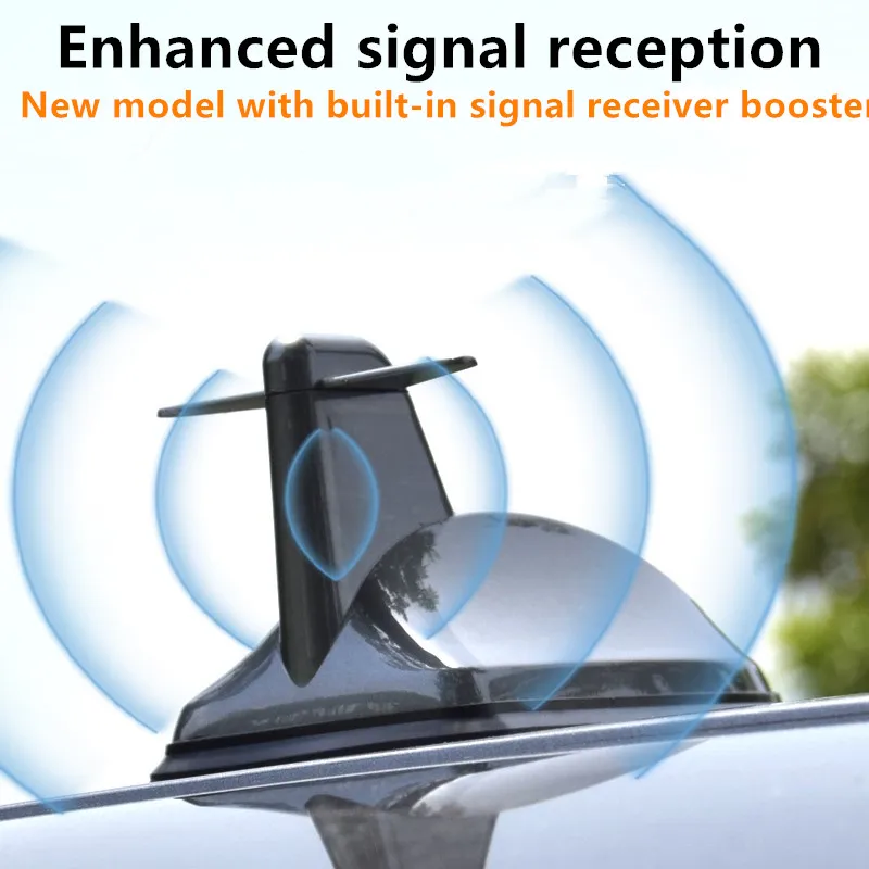 

For BMW/Toyota/Hyundai/VW/Kia/Nissan auto car radio fm antenna signal amp car vehicle rv signal enhance device Wing shape