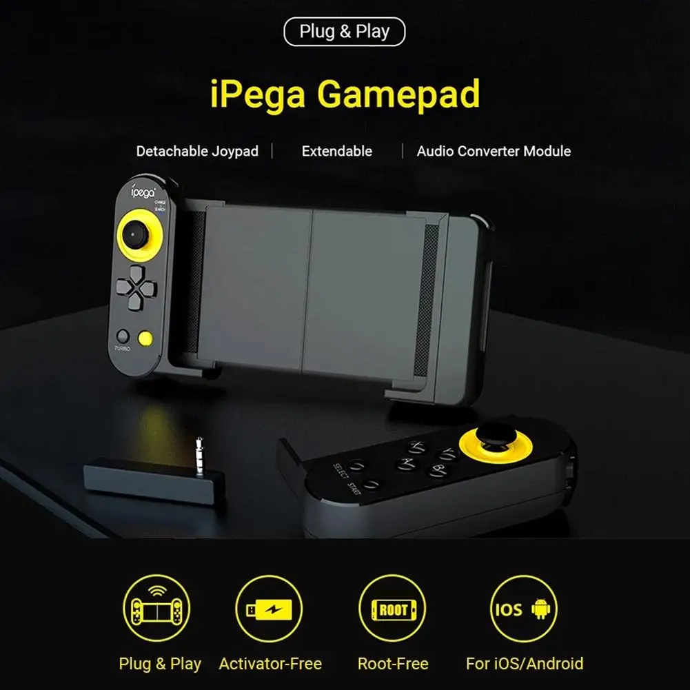 Bluetooth игровой контроллер Телескопический беспроводной мобильный геймпад для