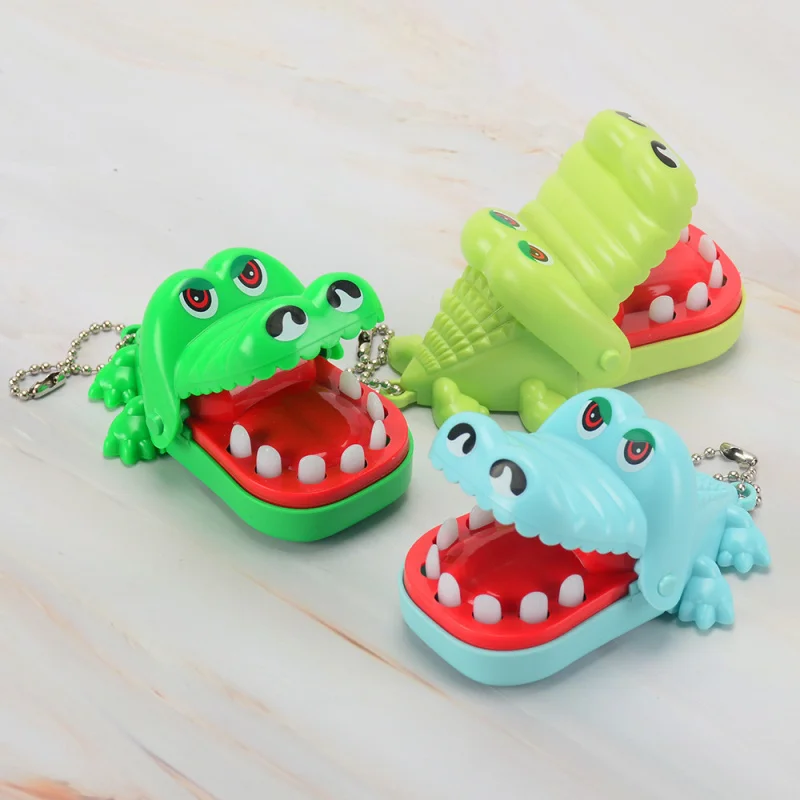 

Novelty Practical Mini Biting Crocodile Mouth Tooth Bite Hand Finger Alligator Bar Game Funny Gags Jokes Toy Gift For Kids Gifts
