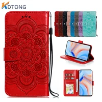 solid color embossed leather case for oppo reno 3 4 5 z 6 realme narzo 6 8 c11 pro plus cute with card pocket phone cases cover
