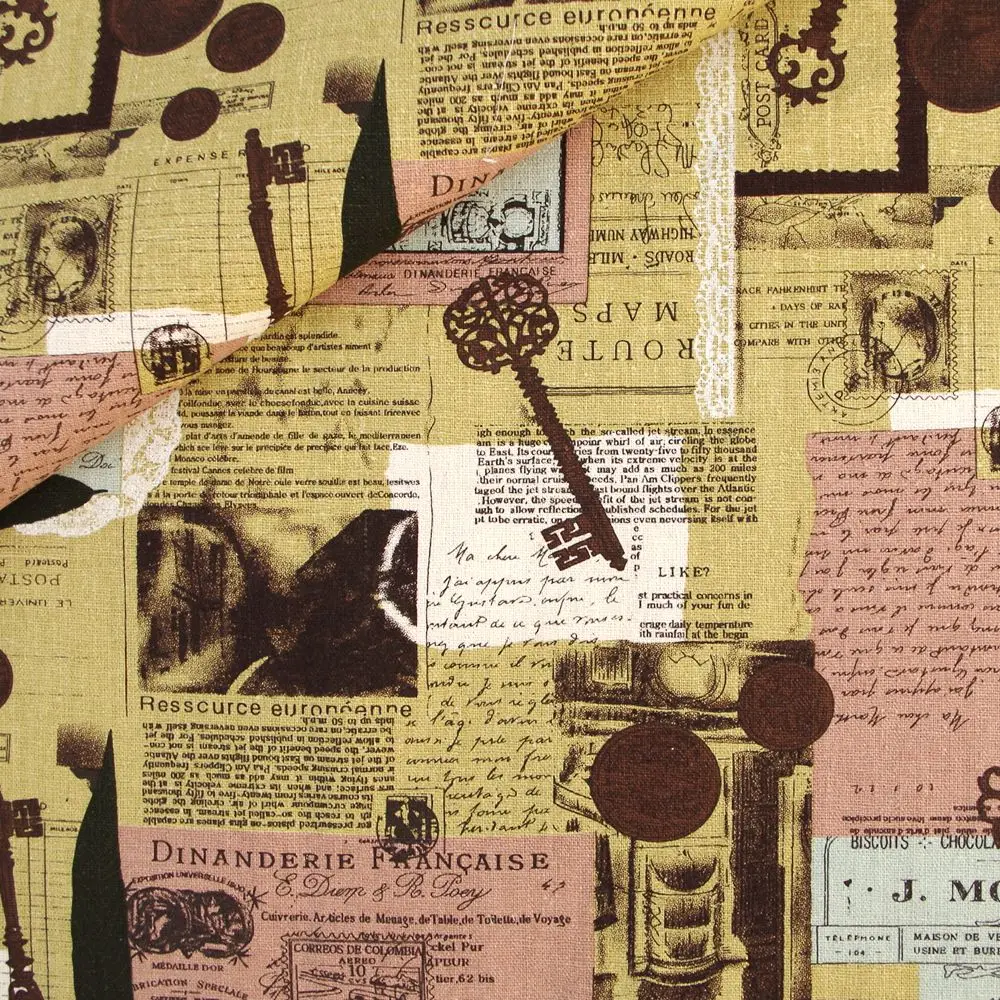 110 см x 50 хлопковая льняная ткань для рукоделия постельного белья сумки шитья