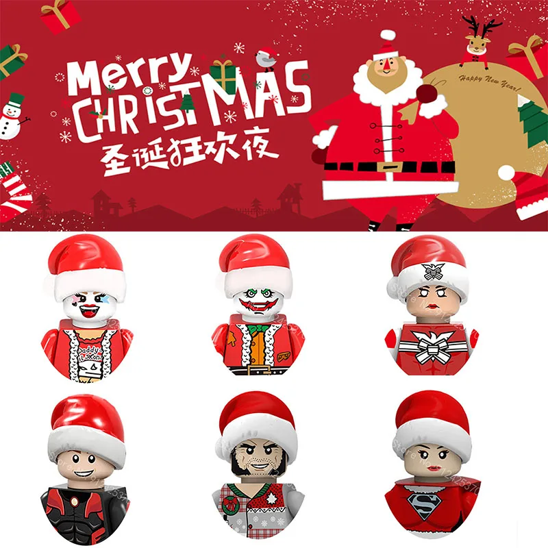 

DISNEY Christmas Collection Yoda Boba Fett Obi-Wan Building Blocks Super Heroes Loki Deadpool Thor Bricks Action Figures Kid Toy