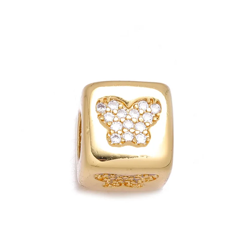 Кубики JUYA 9*9*9 мм свободные бриллиантовые ювелирные изделия кубический цирконий