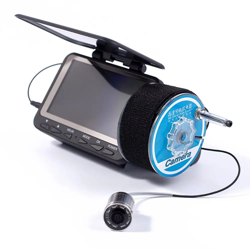

F06 Мини Портативный подводный визуальный рыболокатор видеокамера 8 инфракрасных светодиодов 15M TFT LCD HD 4,3 "монитор для подледной озерной рыба...