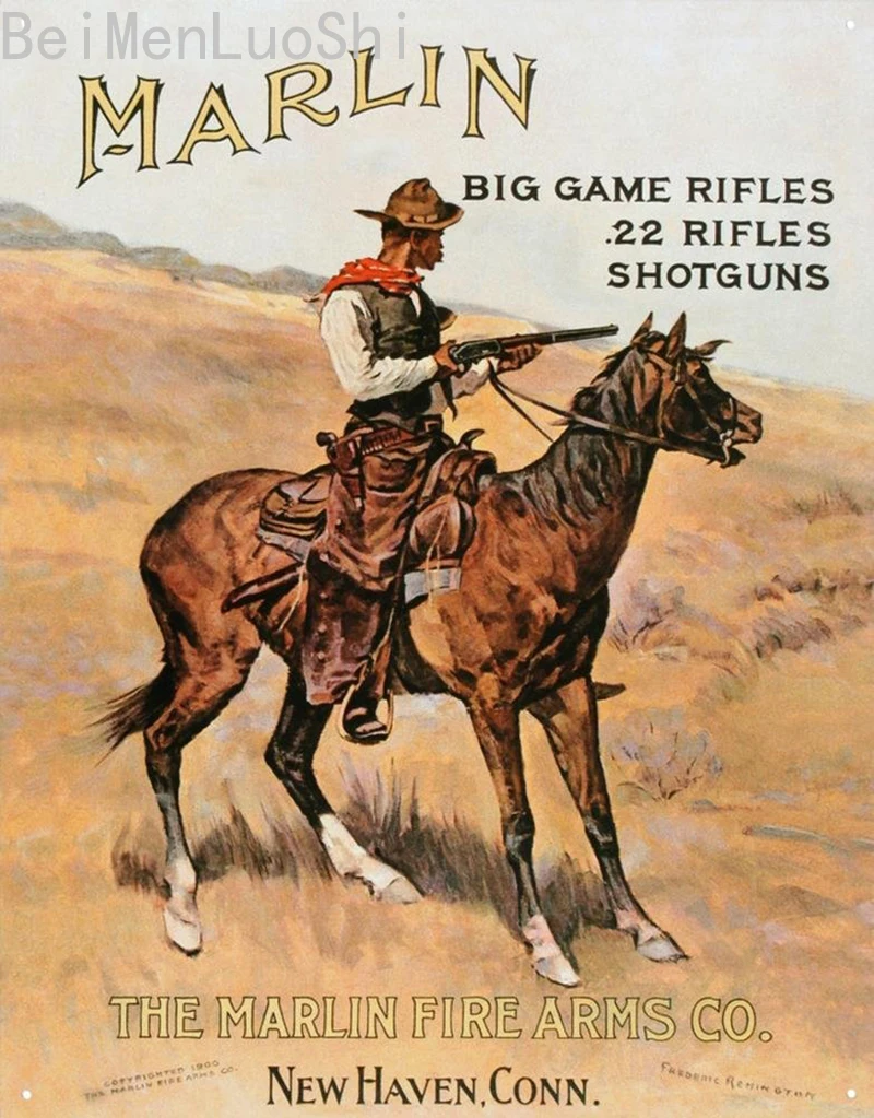 Потертый шикарный домашний декор охотник и охотничий винтажный металлический