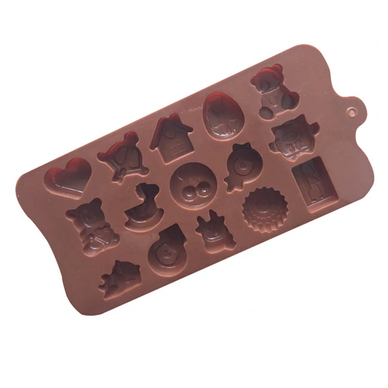 1 шт. форма медведя из мультфильма силиконовые формы для шоколада льда кубик