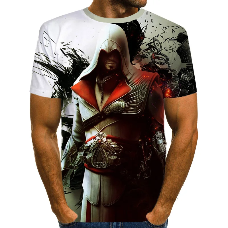 NT859 Call of duty Game 3D T-shirt streetwear for men and women popular short sleeves hrarjuku Game character casual tops t-shirts men - Цвет: NT859