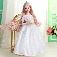 60cm 13 bjd doll movable jointed dolls with princess clothes accessories wedding gown dress toys for girls gift