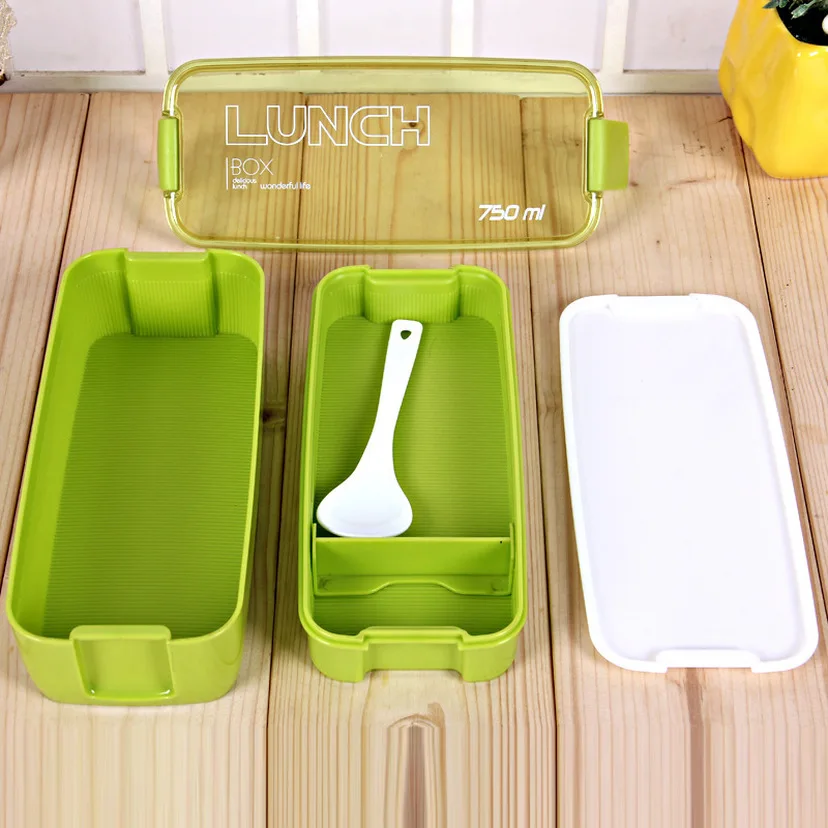 Ланч бокс столовая посуда школьный фотобокс для суши герметичный детский