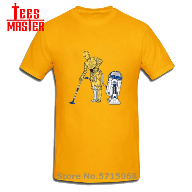 Новые 2020 Мужская футболка с изображением инопланетян забавная дроидов R2 D2 C 3PO